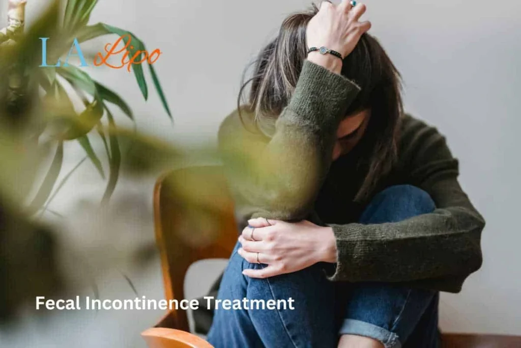 woman worried about fecal incontinence diet Broxburn