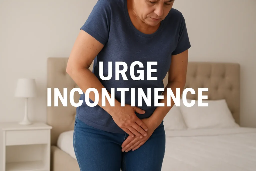 how to manage urge incontinence Broxburn symptoms