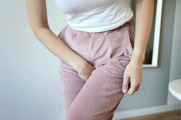 woman struggling with urine incontinence Broxburn